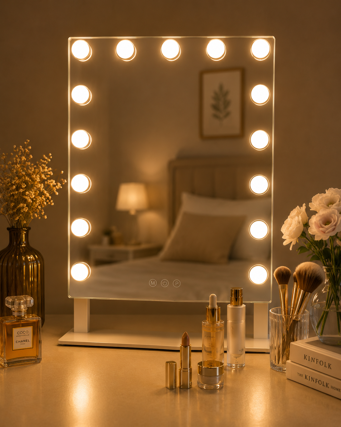 Luz LED Hollywood para espejo | 5 tonos regulables