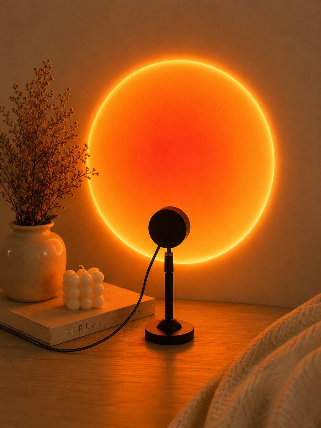 Lámpara LED RGB Sunset — Ambiente Moderno en Segundos