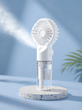 Pulverizador con Ventilador Recargable USB – Ventilador de Mano con Spray Refrescante