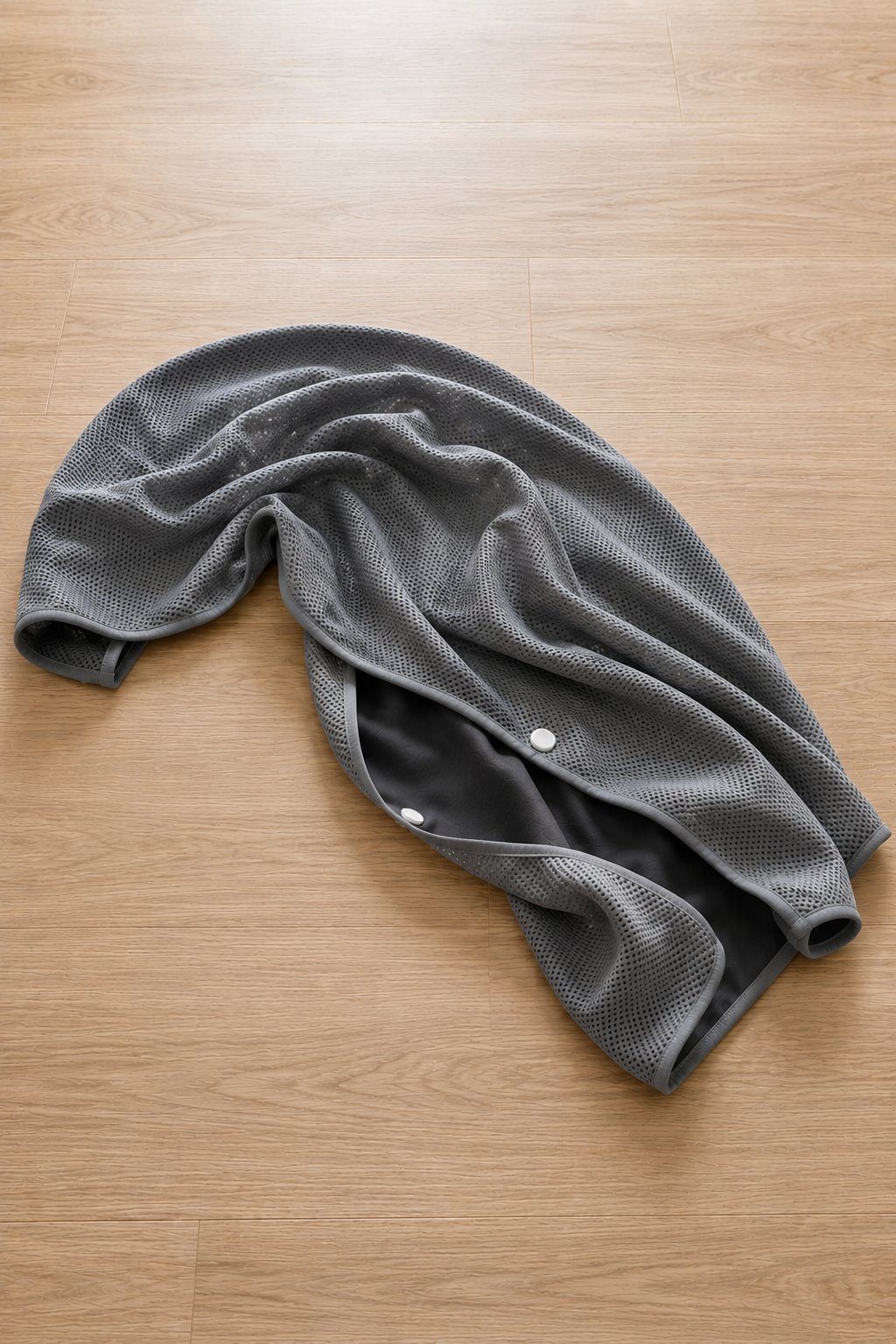 Toalla refrescante Brisa Ice gris de microfibra de doble capa